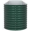 vidaXL Hochbeet Gr&uuml;n 400 x 80 x 81 cm Stahl