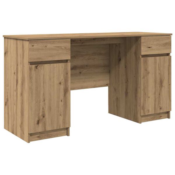 vidaXL Schreibtisch Artisan-Eiche 140 x 49 x 76 cm Holzwerkstoff