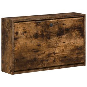 vidaXL Wandmontierter Schuhschrank BREDA 71 x 17 x 43 cm Holzwerkstoff