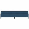 vidaXL Boxspringbett mit Matratze Blau 90 x 190 cm Stoff