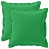 vidaXL Kissenbezug 2 stk. HOUTEN Gr&uuml;n 30 x 30 cm Polyester
