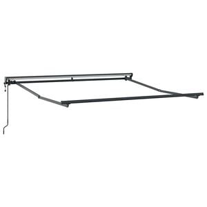 vidaXL Markisenrahmen Verstellbar Anthrazit 3 x 2,5 m Stahl