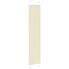 vidaXL Plissee Creme 45x200 cm Stoffbreite 44,4 cm Polyester