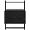 vidaXL Nachttisch Schwarz Eichen-Optik 35 x 30 x 51 cm Holzwerkstoff