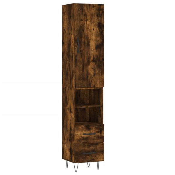 vidaXL Highboard R&auml;uchereiche 34,5x34x180 cm Holzwerkstoff