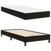 vidaXL Boxspringbett mit Matratze Schwarz 80 x 200 cm Stoff