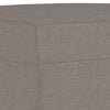 vidaXL 3-tlg. Sofagarnitur mit Kissen Taupe Stoff