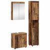 vidaXL Badezimmerm&ouml;bel-Set TULUM 3 stk. Altholz 60 x 34 x 63 cm
