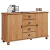 vidaXL Sideboard ASKIM 133,5 x 40 x 79 cm Massivholz Kiefer
