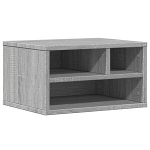 vidaXL Druckerst&auml;nder Grau Sonoma 40x32x22,5 cm Holzwerkstoff
