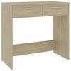 vidaXL Schreibtisch Sonoma-Eiche 80x40x75 cm Holzwerkstoff