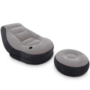 Intex Aufblasbarer Sessel mit Puff Ultra Lounge Relax 68564N