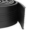 vidaXL Garage T&uuml;rdichtung Schwarz 70 x 6 mm 2,5 m PVC