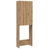 vidaXL Waschmaschinenschrank Artisan-Eiche 64x25,5x190 cm