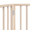 vidaXL Hundegitter Faltbar 2 Paneele 160 cm Pappelholz