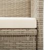 vidaXL 3-tlg. Garten-Essgruppe Beige