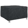 vidaXL M&ouml;belbezug Uni Schwarz 150 x 150 x 75 cm 210D
