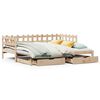 vidaXL Tagesbett Ausziehbar mit Schubladen ohne Matratze 80x200 cm