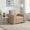 vidaXL Sofa Cappuccino 99 x 80 x 84 cm Stoff