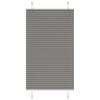 vidaXL Plissee Anthrazit 80x100 cm Stoffbreite 79,4 cm Polyester