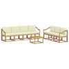 vidaXL Outdoor-Sofagarnitur 7 pcs