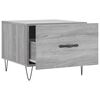 vidaXL Couchtische 2 Stk. Grau Sonoma 50x50x40 cm Holzwerkstoff