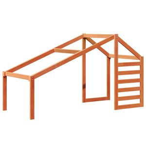 vidaXL Dach f&uuml;r Kinderbett Wachsbraun 198x87x113 cm Massivholz Kiefer