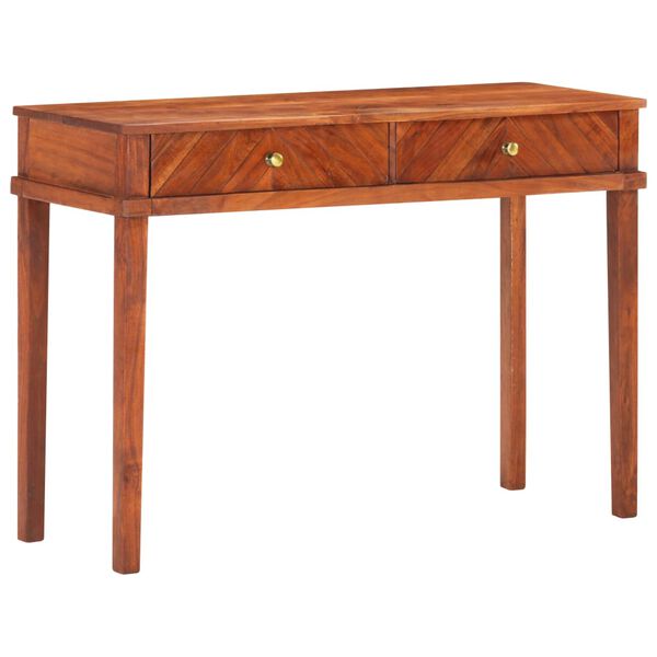 vidaXL Konsolentisch 110&times;40&times;76 cm Akazie Massivholz