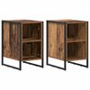 vidaXL Nachttisch 2 stk. Altholz 39,5 x 30 x 50 cm Holzwerkstoff