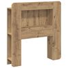 vidaXL Kopfteil-Schrank Artisan-Eiche 80 cm Holzwerkstoff