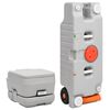 vidaXL Tragbare Camping-Toilette mit Wasserbeh&auml;lter
