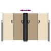 vidaXL Seitenmarkise Ausziehbar Beige 140x1000 cm