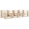 vidaXL Garten-Palettensofa 4-Sitzer Holz