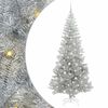 vidaXL Weihnachtsbaum Silber 210 cm PET
