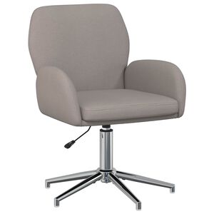 vidaXL Drehstuhl Stoff 54 x 58 x 90 cm Taupe