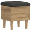 vidaXL Aufbewahrungsbank mit Kissen Artisan-Eiche 42 x 42 x 46 cm