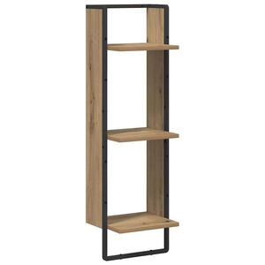 vidaXL Wandregal Artisan-Eiche 30 x 25 x 100 cm Holzwerkstoff