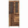 vidaXL Highboard mit Schubladen 2 pcs Altholz Holzwerkstoff