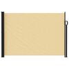 vidaXL Ausziehbares Seitenmarkise Sand 500 x 120 cm Polyester