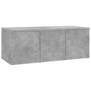 vidaXL TV-Schrank Betongrau 80x34x30 cm Holzwerkstoff