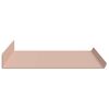 vidaXL Schwebendes Regal 2 pcs Rosa 60 x 18 x 2,5 cm Stahl