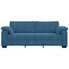 vidaXL 3-Sitzer-Sofa Blau 220x77x82 cm Samt