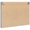 vidaXL Vitrinenschrank Grau Sonoma 100x8,5x75 cm Holzwerkstoff