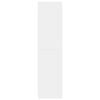 vidaXL Kleiderschrank Wei&szlig; 30x50x200 cm Holzwerkstoff