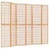 vidaXL 6-tlg. Paravent Japanischer Stil Faltbar 240x170 cm