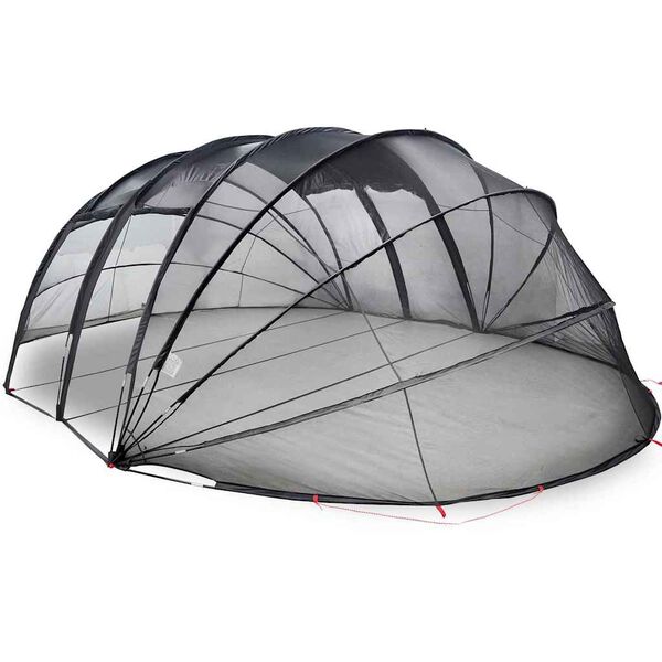 vidaXL Poolzelt Kuppel Transparent 640 x 432 x 205 cm