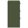 vidaXL Aktenschrank Olive Gr&uuml;n 44 x 50 x 106,5 cm Kaltgewalzter Stahl