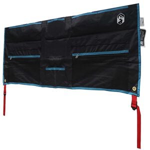 vidaXL Aufbewahrungstasche Schwarz und Blau 98 x 47 cm Oxford