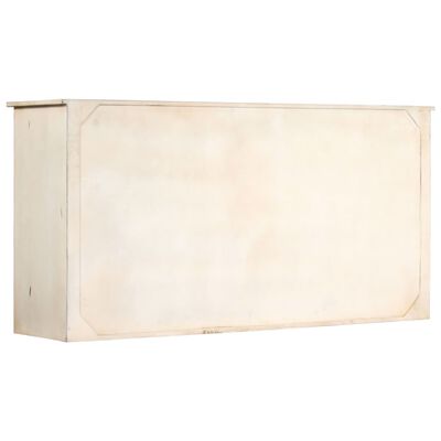 vidaXL Sideboard Weiß 160 x 40 x 80 cm Massivholz Mango