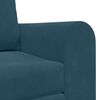 vidaXL Schlafsofa 60cm Blau Samt